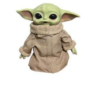 Star Wars The Mandalorian Grogu Baby Yoda 11" Plush‎ Makes Sounds Noise READ